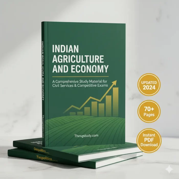 Indian Agriculture and Economy – Comprehensive GS Course (UPSC / State PSC) (PDF) - Image 1